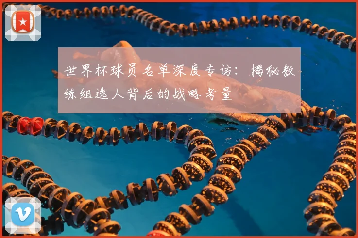 世界杯球员名单深度专访：揭秘教练组选人背后的战略考量